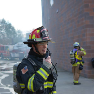 Firefighter Anders on radio