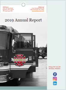 Northshore Fire 2019 Annual Report cover
