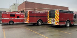 Northshore and Shoreline Fire engines