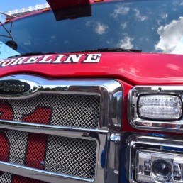 Shoreline engine grill