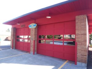 Shoreline Fire Safety Center garage doors