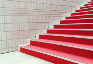 Red steps